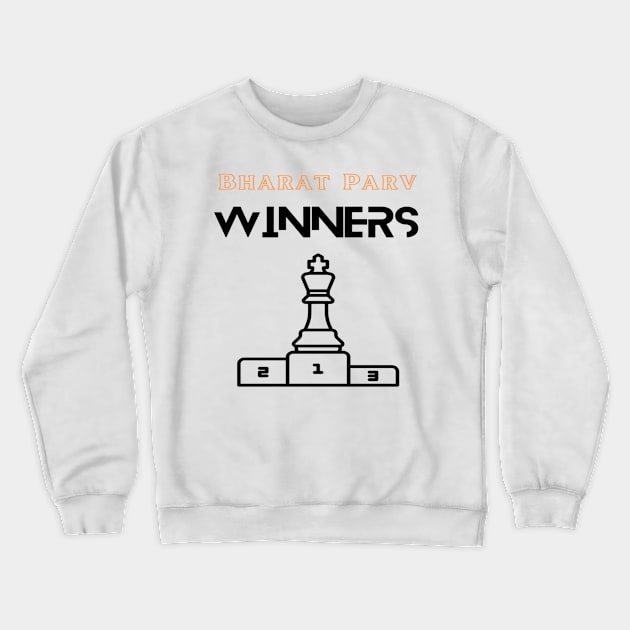 Bharat Parv - Chess Winners Crewneck Sweatshirt by Bharat Parv